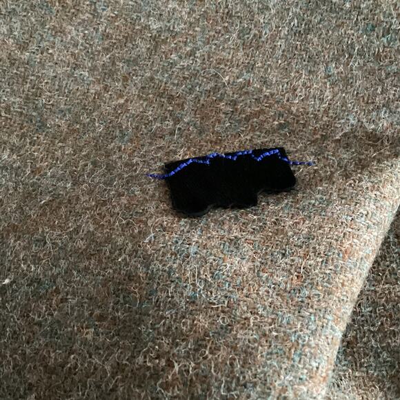 Ader Error Roxie Khaki Green Wool Deconstructed Button Front Midi Skirt S - Picture 12 of 12